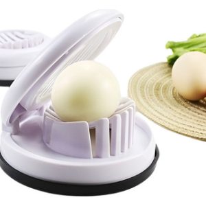 Rebanador De Huevos Molde Para Corte Color Blanco