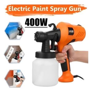 Pistola Para Pintar 400w Elite Sprayer Pulverizador 32000rpm Color Naranja Oscuro