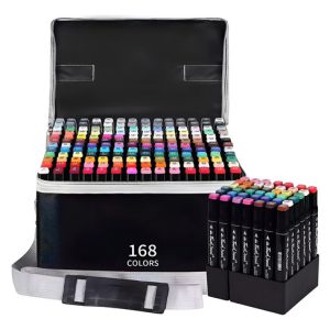 Set De Plumones 168 Marcadores Touch Plumones Doble Punta