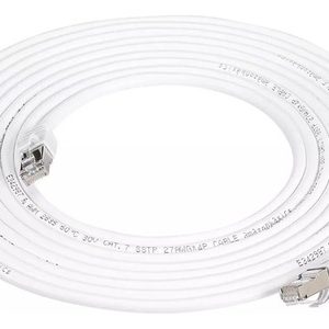 Cable De Internet Cat 7- Conectores Metálicos 20 Metros