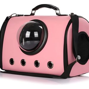 Maletin Mascota Tipo Bolso Rosa