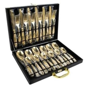 Juego Cubiertos 24 Piezas En Acero Inoxidable Schaffhausen