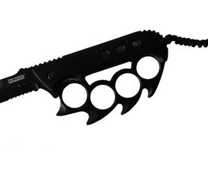 Manopla Cuchillo Navaja Táctico Supervivencia Plegable Liso