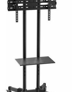 Soporte Tv Base Pedestal Rueda Televisores Movil Genérica De 32 A 70p Negro Negro