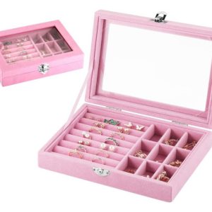 Joyero Organizador De Accesorios Con Tapa