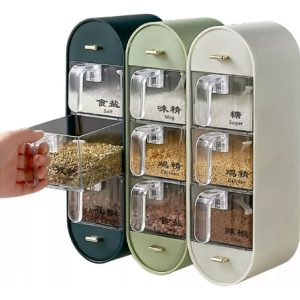 Organizador Especias Condimentero Pared Adhesivo Hogar Agua