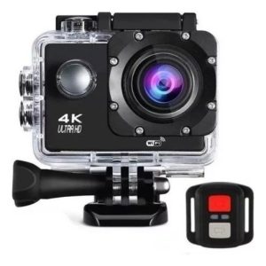 Camara 4k 30m Bajo Agua 3 Fotos Segundo 16mp Moto Deportiva Gris