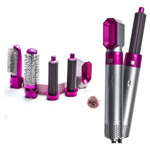 Cepillo Secador Desmontable 5 En 1 Voluminizador Gris