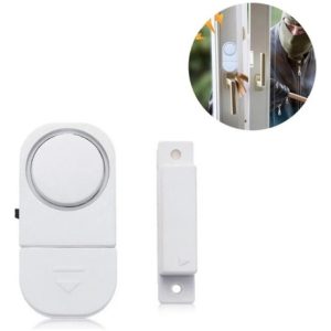 Alarma Adhesiva Con Sensor De Movimiento Para Puerta Ventana Blanco