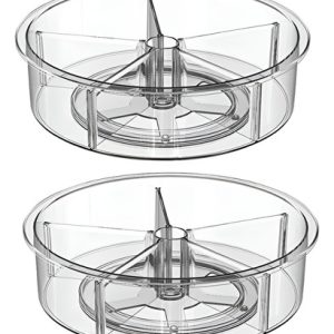 Organizador Multiusos Acrilico Redondo Gira 360 Transparente