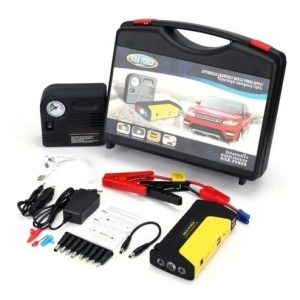 Iniciador Bateria Carro Moto Kit Compresor Repuesto Estuche