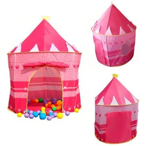 Carpa Juguete Castillo Para Niña Niño Princesa Casa Jardin Cc15 Rosa