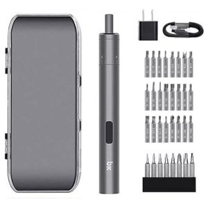 Mini Destornillador Electrico 27 Piezas Portatil Recargable