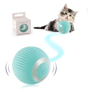 Pelota Juguete Gato Interactivo Pet Gravity Recargable Automático Azul