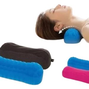 Cojín En Gel Ergonómico Ayuda Cervical Columna Masaje Negro