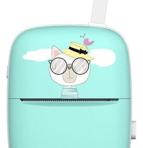 Mini Impresora Térmica Portátil Sin Tinta Imprime Etiquetas Blanco