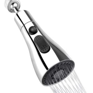 Grifo Ahorrador De Agua Cocina 360º Movible Llave Universal Plateado