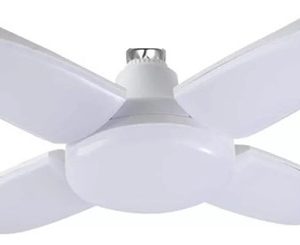 Bombillo Led 4 Aspas + Centro 45w Alta Potencia Rosca Normal Blanco Neutro