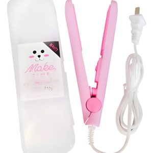 Mini Plancha Pequeña Viajera Para Cabello Colores