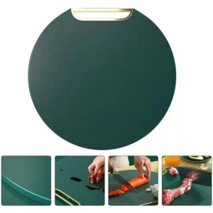 Tabla De Cocina Picado Tabla De Picar Cortar Antibacterial  Liso/verde