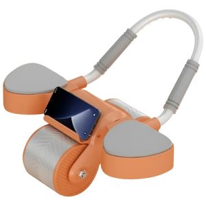 Rueda Abdominal 2 En 1 Rodillo Ejercicio Apoyo Para Codo Naranja Claro