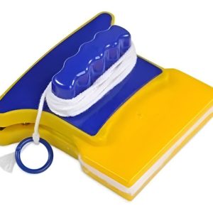 Limpiador De Vidrio Magnético Doble Color Amarillo-azul