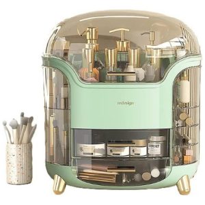 Organizador Maquillaje 8 En 1 Cosmetiquero Joyero Multiusos Color Verde