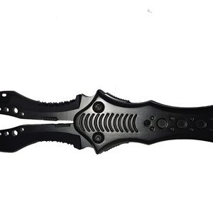 Cuchillo Navaja Táctico Supervivencia Daga Plegable Metal  Negro