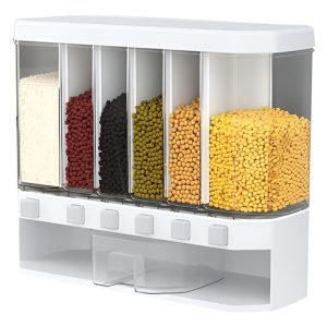 Dispensador De Alimentos Frutos Secos 6 Compartimientos