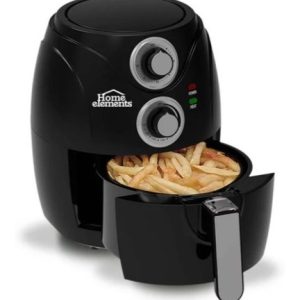Freidora De Aire 1.8 Litros Home Elements Negro