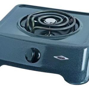 Estufa Electrica Haceb 1 Puesto Hornilla Cocina Portátil Gris