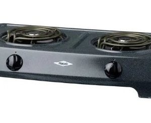 Estufa Eléctrica 2 Puestos Haceb Negro