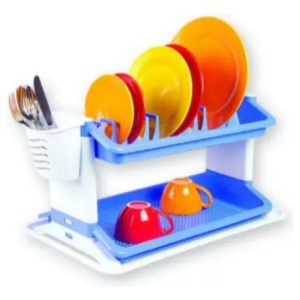 Escurridor Secador De Platos Secaplatos Duplex Azul