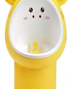 Orinal De Niño Ajustable Para Colgar En La Pared Jirafa Jirafa Amarillo