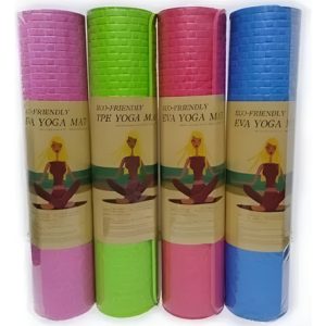 Tapete Para Yoga Ejercicio Grueso Relieve Pilates 7mm Variado