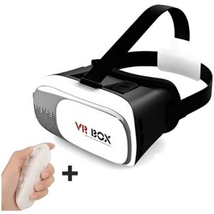 Gafas Realidad Virtual Para Smartphone 3d Vr Box + Control Remoto