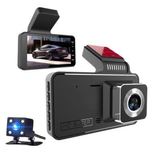 Cámara De Grabación Dvr Para Carro Doble Cámara Full Hd