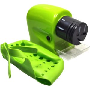 Afilador De Cuchillos Tijeras Herramientas Electrico Verde