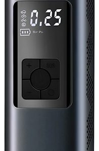 Mini Compresor Recargable Digital Inflador Llantas Portátil Negro