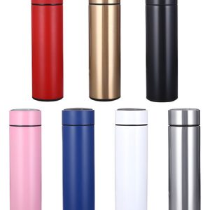 Termo Acero 500ml Digital Sensor De Temperatura De Acero Inoxidable 500ml Colores Surtidosliso