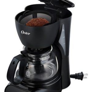 Cafetera Negra De 4 Tazas Color Negro