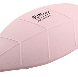 Mini Lampara De Uñas Hoja Uv Led Sun Manicure Secado Esmalte Rosa