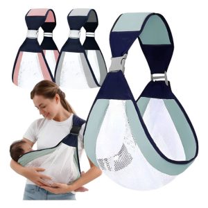 Cargador Fular Soporte Porta Bebes Transpirable Ajustable Color Segun Disponibilidad Talla M Lilu Accesorios