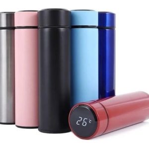 Termo Medidor De Temperatura 500ml Bebidas Calientes Y Frias