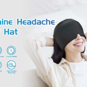 Gorro Gel 360 Alivio Migraña Dolor Cabeza Compresa Frio Caliente Milopts