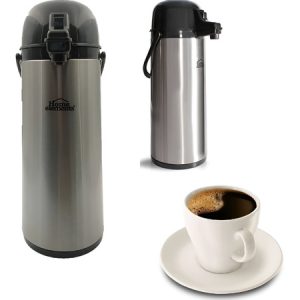 Termo Bomba Acero Inoxidable / Dispensador 1.9 Litros Color Plateado