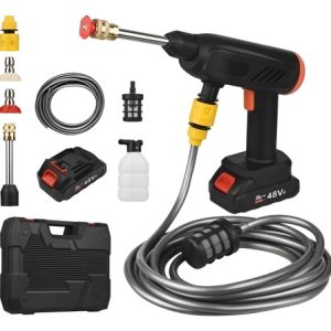 Hidrolavadora Portatil Lavadora Alta Presion Moto Carro Negro