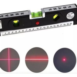 Nivel Laser 3 Burbujas 3 Lineas Con Luz Led Cinta Metrica