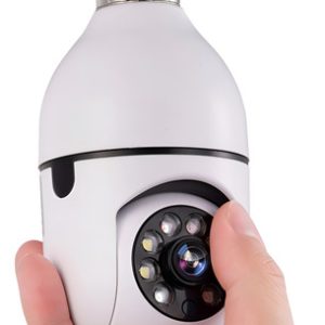 Cámara Wifi 360° E27 Colmetecno Smartcam Visión Nocturna Color Ptz