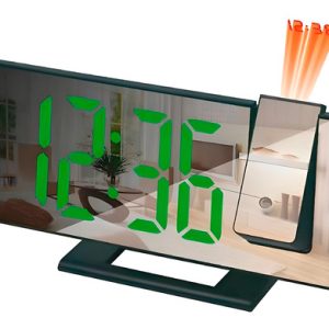 Reloj Despertador Proyector Color Negro